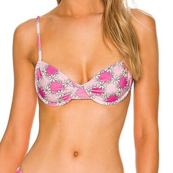 Frankies Maggie Underwire Terry Bikini Top - Picture 1 of 8